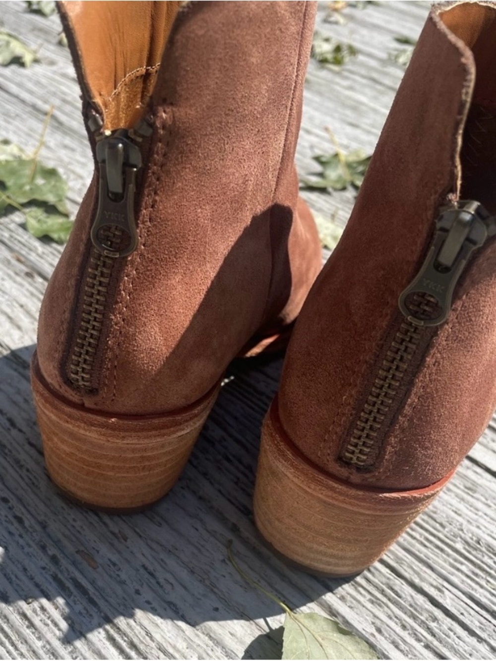 Kork-Ease Chestnut Suede Chelsea Ankle Boots - Picture 5 of 8